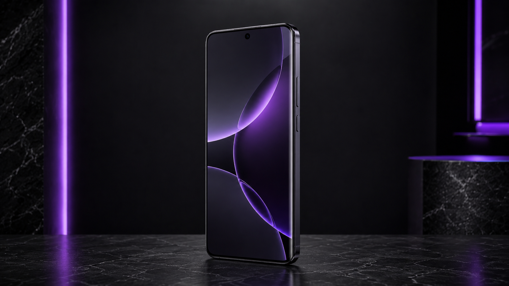 Xiaomi premium em cenário escuro